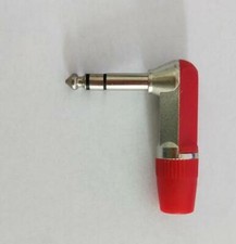 1pcs Guitar 1/4" RIGHT ANGLE Stereo TRS Patch Cable PLUG ay