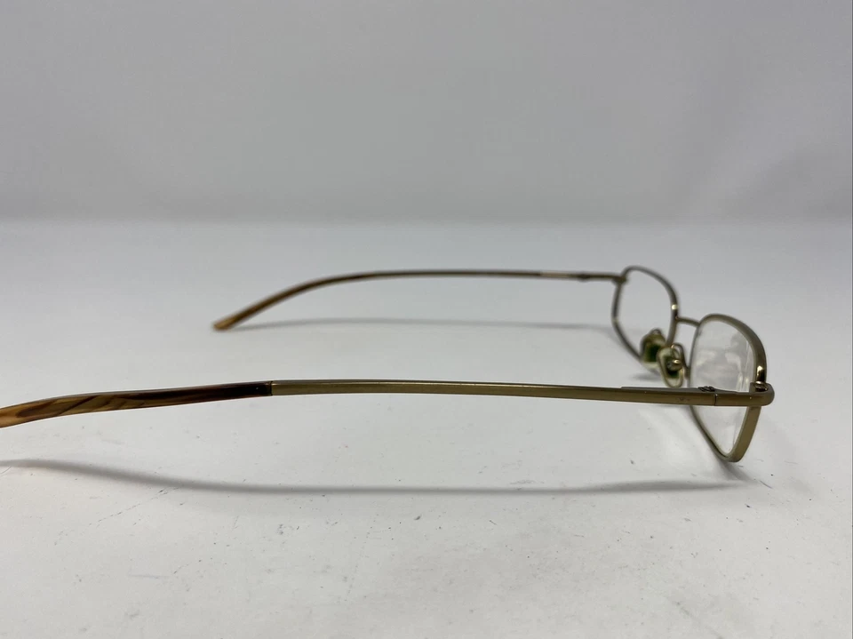 Marco de gafas Chaps By Ralph Lauren 108 OF07 50-18-130 dorado borde completo Y272 Foto 4 de 4