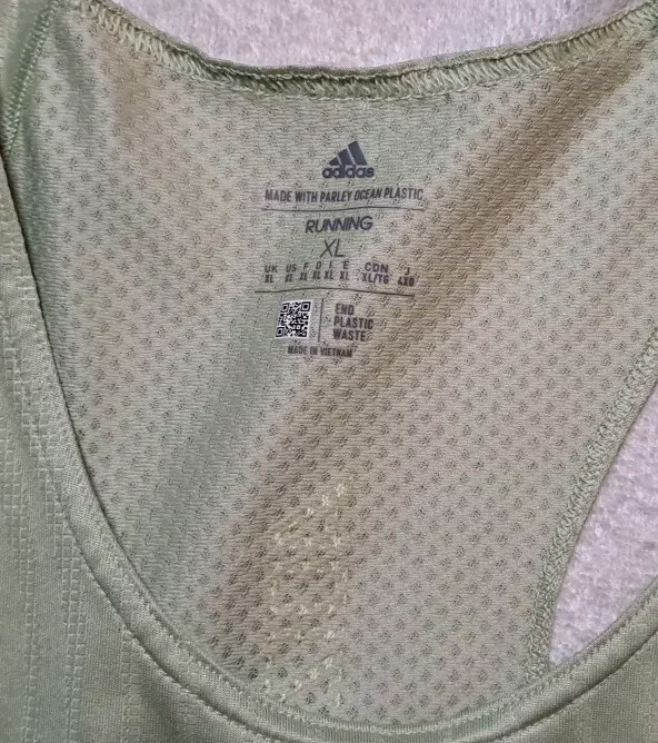 Adidas Adizero Singlet Tank Top Green Mens XL Running Adidas Adizero Singlet Tank Top Green Mens XL Running