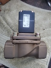 Burkert 0290 US00445 NPT 1 1/2" 3/2" Solenoid Valve 24V DC Brass