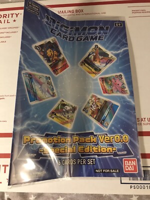 Digimon Card Game Promotion Pack Ver 0.0 Special Edition Set | eBay