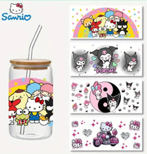 Sanrio Hello Kitty  Friends UV DTF Stickers For Cup, Phone Case Laptop  More