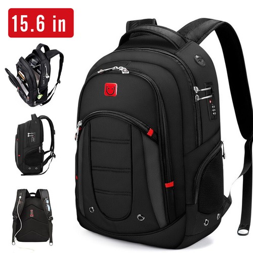 Mochila De Para Hombre Diseño De Marca Bolso Impermeable Antirrobo Laptop | eBay