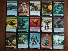 MTG Time Spiral Remastered TOKENS Full Set Card Bundle 15 Cards