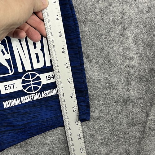 NBA Mens Shorts Small Blue Big Logo Basketball Athletic - Picture 10 of 12