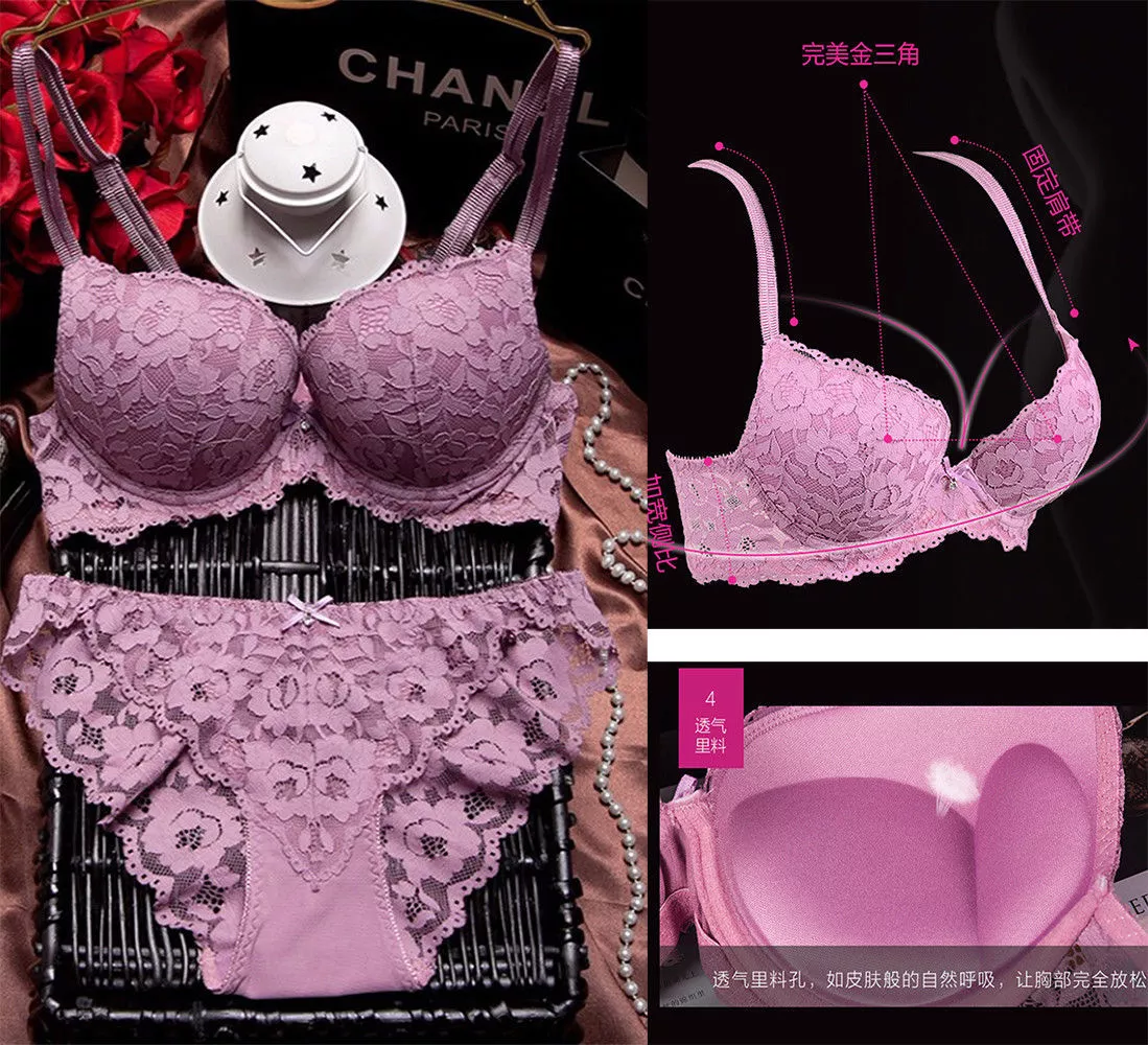 Padded bra and panty set outlet