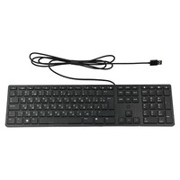 Hp Halley L96909-251 Slim Usb Tastatur Keyboard Russisch Qwerty
