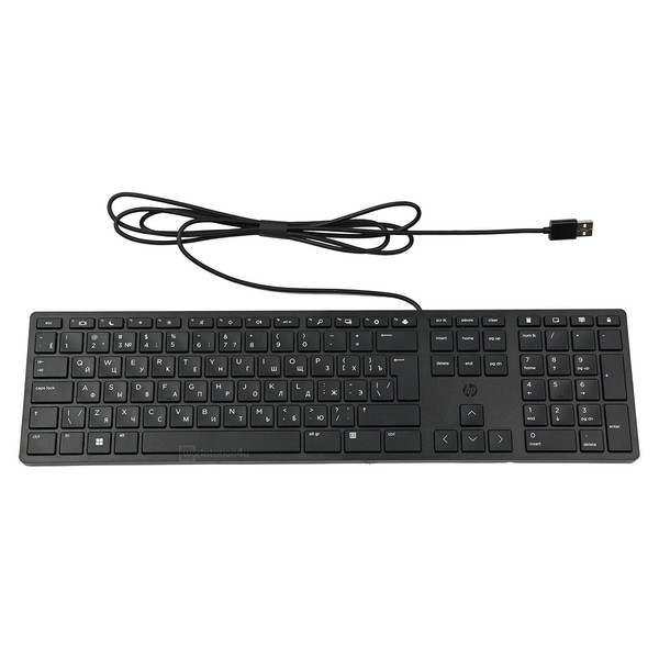 Hp Halley L96909-251 Slim Usb Tastatur Keyboard Russisch Qwerty-image