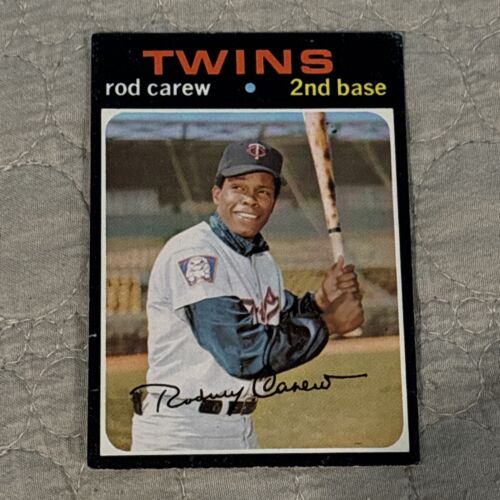 1971 Topps - #210 Rod Carew Sehr guter Zustand + keine Falten - G91
