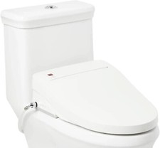 Signature Hardware 436885-E-B Burwell Elongated Soft Close Bidet Seat - White