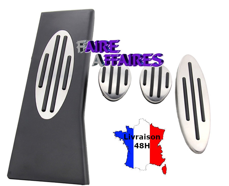 Pédales glissantes : Kit repose pied et pédales JCW pour MINI F54 à F58