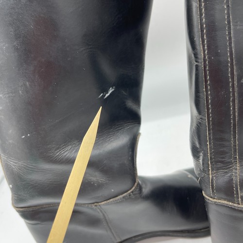 Biltrite Inglés Botas de Equitación Ecuestres Zapatos para Mujer 8 Negro Alto Vestido Cuero - Imagen 8 de 12