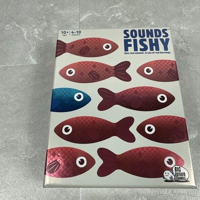 Big Potato Games: Sounds Fishy Family Party Game 10+ Neu & Versiegelt 4-10 Spieler