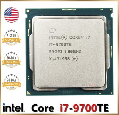 Intel 9th Gen Core i7-9700TE CPU SRGE3 1.8GHz (Turbo 3.8GHz) 8-Core LGA1151 35W