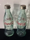 Vintage Coca Cola Bottles Salt & Pepper Spice Shakers 5.75"