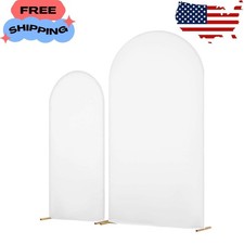 Metal Arch Backdrop Stand Set, Includes 7.2 ft and 6 ft Frames, Durable Design
