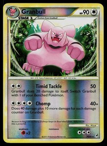 Pokemon Card - Granbull Call of Legends 26/95 Reverse Holo