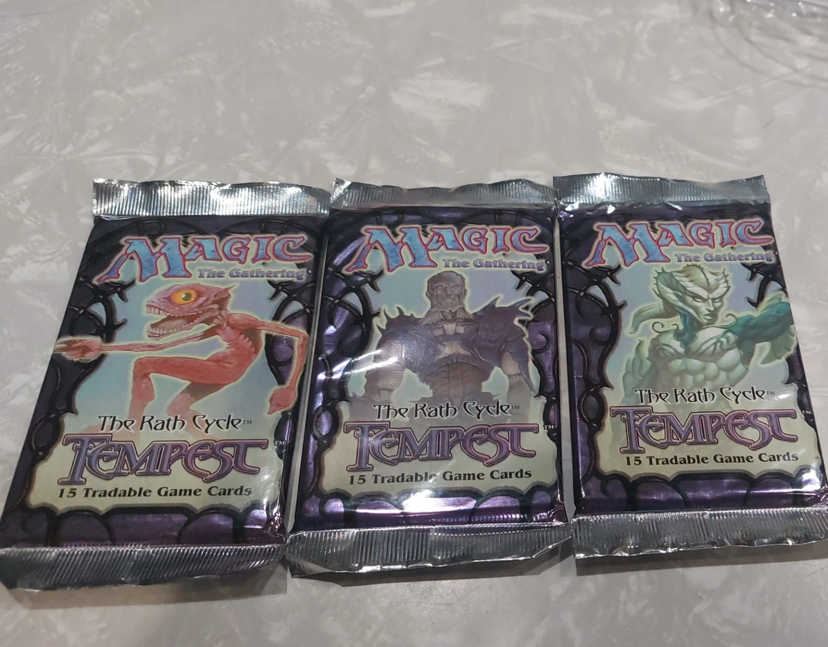 Magic: The Gathering Tempest Sealed Collectible Card Game Packs