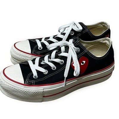 Men 7.0US Play Comme Des Garçons Converse Version Platforms Collab Sneaker Shoes