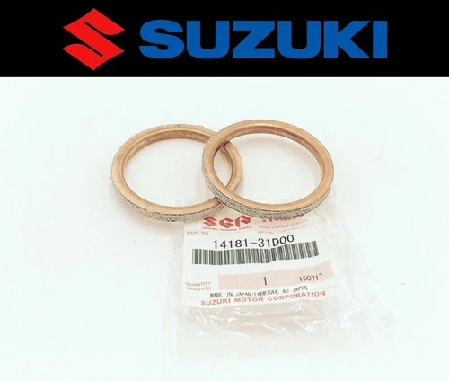 Set of (2) New Genuine Suzuki Exhaust Manifold Gasket DL 1000 V-strom / SV 1000