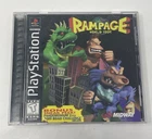 Midway Rampage World Tour Action & Adventure PS1 Game, NTSC, Cib Manual Reg Card