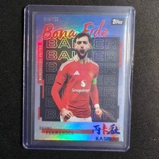 🀄️2025-26 TOPPS TEAM SET MANCHESTER UNITED BLUE RAINBOW /150 BRUNO FERNANDES