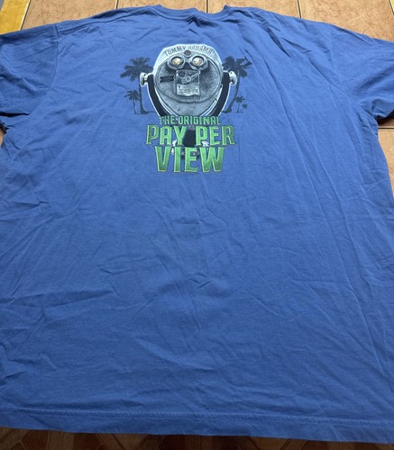 Tommy Bahama T-Shirt Bio Baumwolle Gr. 2XL Relax Blau Das Original Pay Per View
