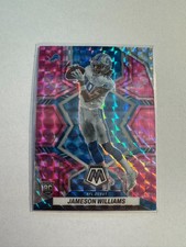 2022 Panini Mosaic Football Jameson Williams Pink