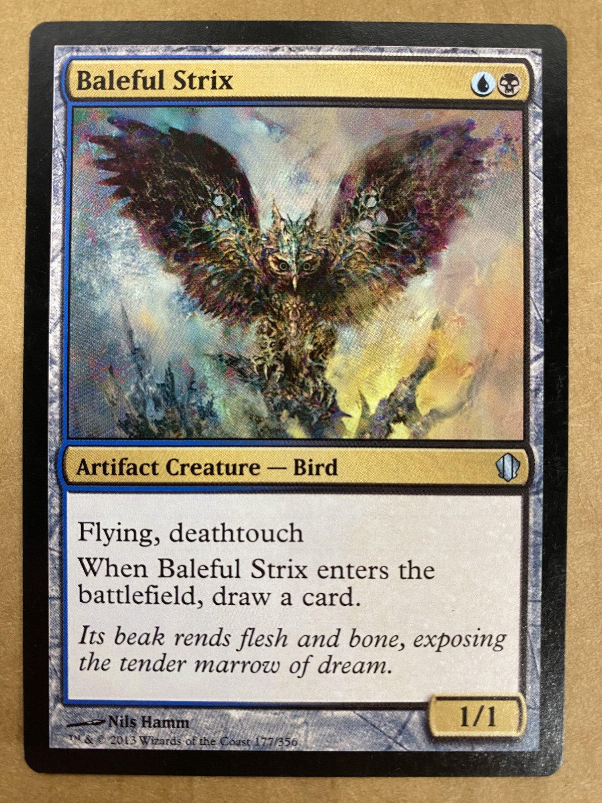 MTG 1x Baleful Strix # 177 Commander 2013 Legacy Magic the Gathering Card x1 NM
