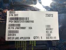 New - 255T2 Genuine Dell Latitude E6220 W/ Intel Core I5-2540M 2,6GHz (99-19)
