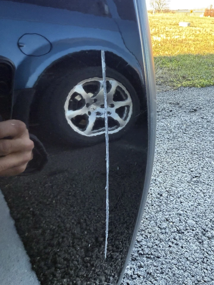 11-19 INFINITI M37 Q70 REAR RIGHT SIDE DOOR ASSEMBLY - BLACK - Image 4 of 4