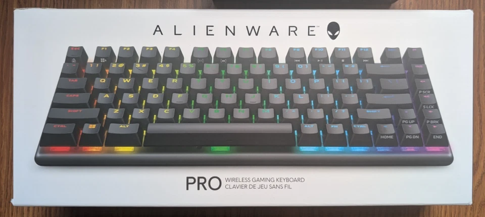 Alienware Pro Wireless Keyboard AW720K | Hot-Swapable Switches | RGB | Open Box
