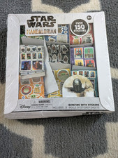 New Sealed Star Wars Mandalorian Disney 150 Stickers Set