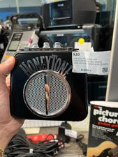 Danelectro Honeytone Electric Guitar Mini Amplifier Black w/ All Cords Accessori