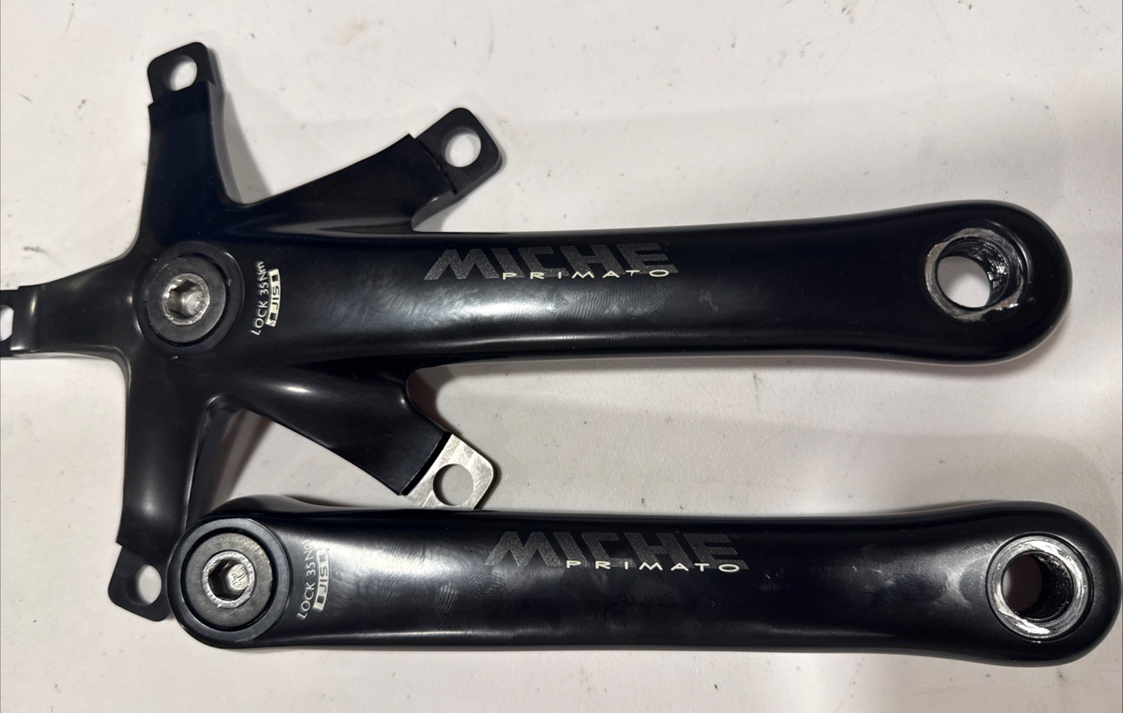 Miche Primato Advanced Pista Crank Arms Black 170mm JIS Trac