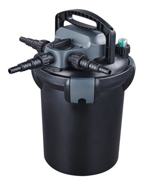 Jebao CBF-4000 Bio Pressurized Filter with 13-Watt UV, 1000 Gallons, Black 