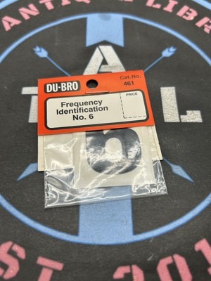 Du-Bro /Dubro. 461 Frequency Identification Sticker #6