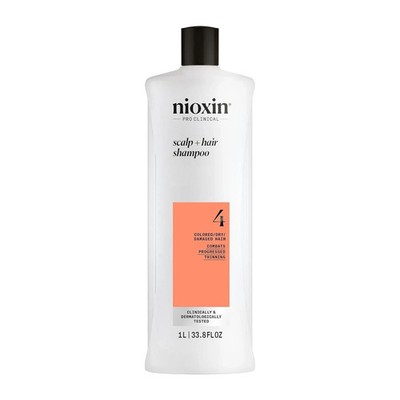 Nioxin System 4 Color Safe Cleanser Shampoo 33.8 oz New Sealed