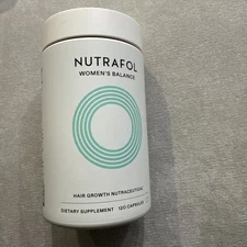 Nutrafol Women's Balance Hair Growth Nutraceutical 120 Capsules No Box Exp 3/27