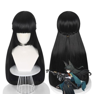 Zenless Zone Zero Hoshimi Miyabi Cosplay Wig 80cm Midnight Blue High Density