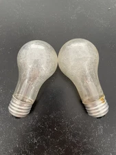 Vintage Press 40 P40? Photoflash Bulbs Set Of 2
