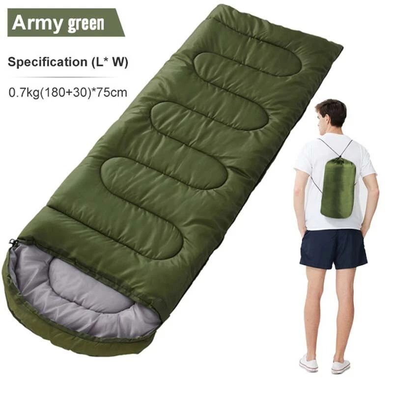 Thick Adult Cold Weather Sleeping Bag For Big & Tall Waterproof Winter Bags - Image 2 of 4