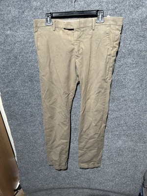NN07 No Nationality Theo Tapered Slim Chino Khaki Pants Size 34x32 Excellent