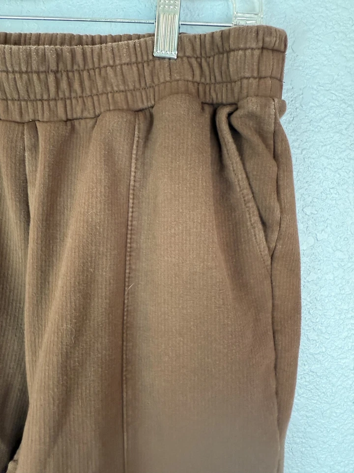Madewell MWL Pants Womens Medium Brown Corduroy Pull On Stretch Casual Pockets - Image 3 of 4