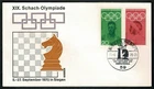 GERMANY 1970 Cover XIX chess olympiade in Siegen SG72X3