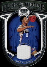 2021-22 Panini Crown Royale #HT-JSP Jaden Springer Heirs to the Throne