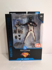 McFarlane Mr. Terrific Superman Movie Deluxe Theatrical Red Platinum Edition