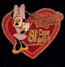 Disney WDW HAPPY VALENTINES DAY 2005 MINNIE 81 pin
