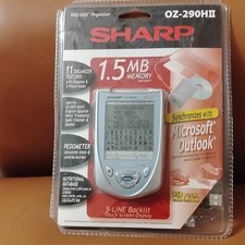 SHARP OZ-290H WIZARD ORGANIZER 1.5 MB MEMORY SEALED PACKAGE BACKLIT