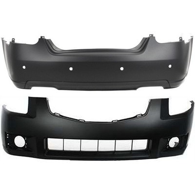 Front Rear Bumper Covers Set Fits 2007-2008 Nissan Maxima SE SL